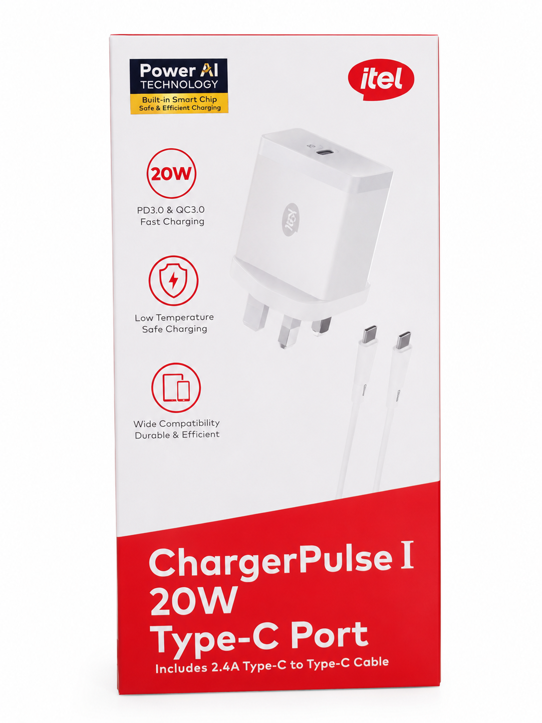 Itel Pulse 1 20W Charger - genuine Itel product photo Kenya